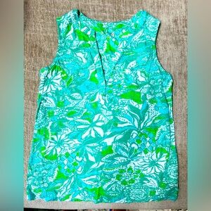 Lilly Pulitzer cotton sleeveless top. Size XS